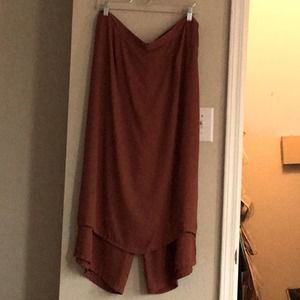 Burnt Orange Skirt/Pants Sz XL